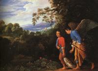 Adam Elsheimer - Copy after the lost large Tobias and the Angel